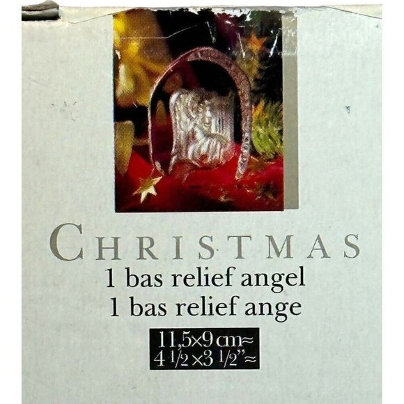 French Cristal d'Arques Angel w/Harp 24% Lead Crystal NIB Decor Elegant - Picture 6 of 6